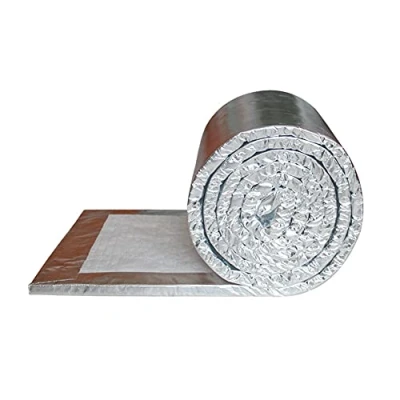 Image of GOONSDS Ceramic Fiber Insulation Baffle Fire Blanket Single Sided Aluminum Foil for Stoves, Furnace, Kilns, ,30mmx610mmx1000mm