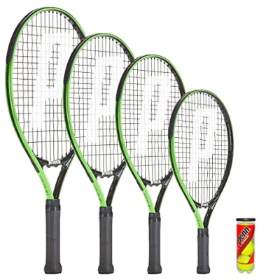 Image of Prince Tour Junior 19&quot; Tennis Racket inc Protective Cover &amp; 3 Balls