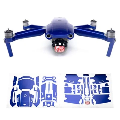 Image of Wrapgrade Main Unit Skin Compatible with DJI Mavic Air 2 (STRATOSPHERE BLUE)