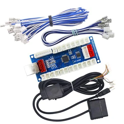 Image of SJ@JX Arcade Controller Zero Delay Encoder PCB Board DIY Kit Joystick Button 5V Power for PC Raspberry Pi Android PS2 PS3