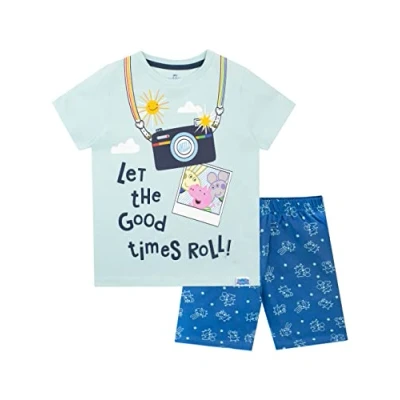 Image of Peppa Pig Boys Pyjamas George Blue 4 5 Years