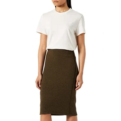 Image of Noppies Women&#039;s Oneida Over The Belly Skirt, Dark Olive P981, UK 6