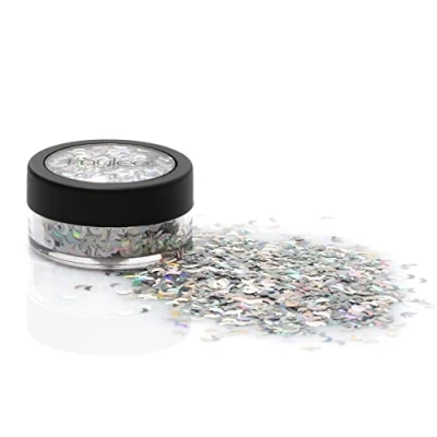 Image of Mylee All That Glitters [Glowing] 101 Glitter Colour Choices DIY Nail Decoration, Holographic Dust Powder Ideal for Art &amp; Crafts