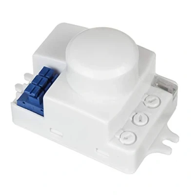 Image of Maclean MCE323 PIR Microwave Motion Sensor Detector Adjustable Light Intensity Lighting Time Sensitivity