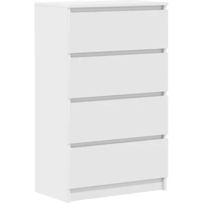 Image of vidaXL Sideboard White 60x35x98.5 cm Engineered Wood