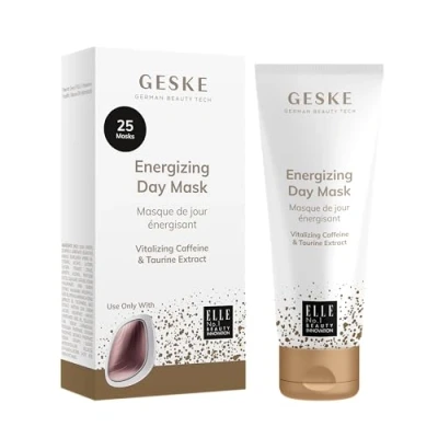 Image of GESKE Energizing Day Mask Use with our Sonic Warm &amp; Cool Face Vitalizing Caffeine Taurine Extract Revitalizing Formula For Normal to Dry Skin Vegan Cruelty free
