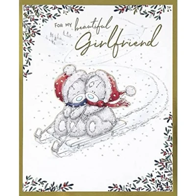 Image of Me To You Bear Beautiful Girlfriend Boxed Christmas Card