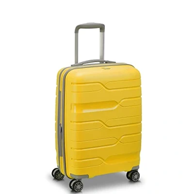 Image of Modo by Roncato MD1 Expandable Cabin Trolley Yellow, Bagaglio a Mano, Hard Suitcase with Central Part and Swivel Wheels