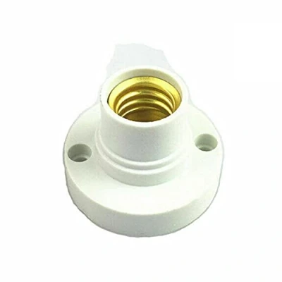 Image of Screw Lamp Base E14 Light Bulb Socket Surface Fixing Holder Adapter