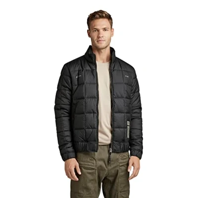 Image of G STAR RAW Men&#039;s Meefic Square Quilted Jacket, black (dk D22714 B958 6484), XS