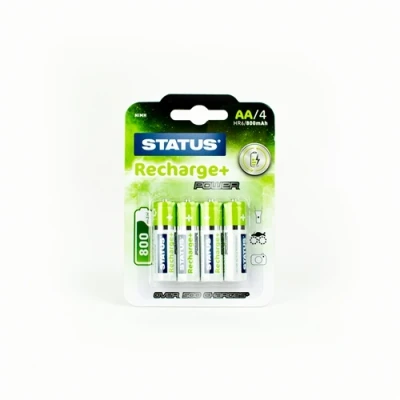 Image of Status AA800 NiMH Rechargeable Batteries, 4 Pack