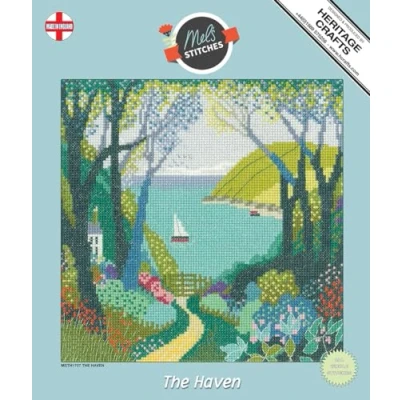 Image of Heritage Crafts Cross Stitch Kit The Haven (Aida)