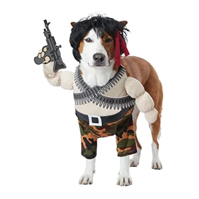 Image of Action Hero Pet Costume X Small