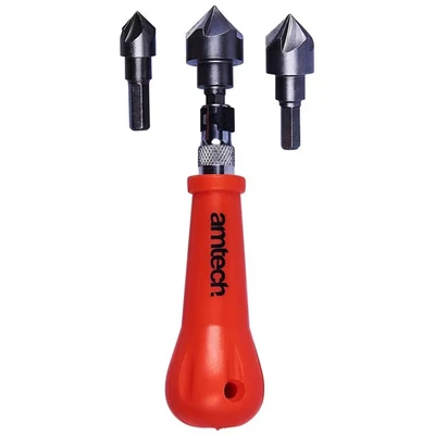 Image of Amtech F0815 3 Piece Countersink Set