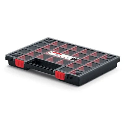 Image of Kistenberg Assortment Box, Small Parts Storage Sorting Organiser (with Removable Dividers/Dividers, Transparent Lid, 399 x 303 50 mm)