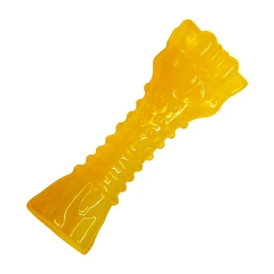 Image of Nylabone Puppy Dog Teething Colour Change Freezer Bone Chew Toy, Lamb &amp; Apple Flavour, Small, for Puppies Up to 11 kg