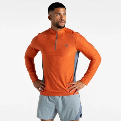 Image of Dare 2b Men&#039;s Lightweight Power Up III Jersey Spicy Route Marl, Size: XXL