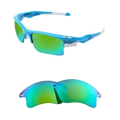 Image of HiCycle2 Polarized Replacement Lenses for Oakley Fast Jacket XL Sunglass (green)