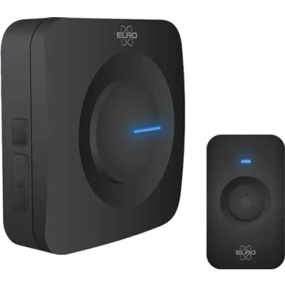 Image of ELRO DB3000 Portable Receiver with Battery Waterproof, 300m Range, 64 melodies Black, DB3000B, Mit Batterien