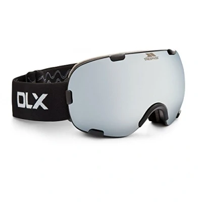 Image of Trespass Bond Mirrored Dual Lens Ski Goggles (One Size) (Matt Black Frame)
