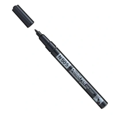 Image of Pentel N50S Aluminium Casing (Pack of 1) Black