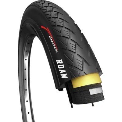 Image of Fincci Roam 700 x 32c Tyre with Antipuncture Protection, 32 622, Foldable for Electric, Road, MTB, and Hybrid Bikes