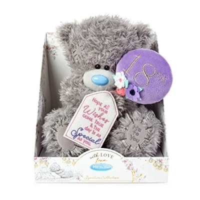 Image of Me To You Bear 9&quot; 18th Birthday, Gray