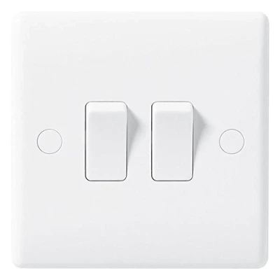 Image of Nexus 2 Gang Way 10A Switch White