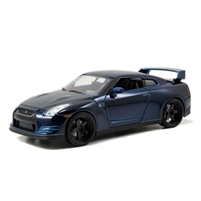 Image of Jada JA97036 1:24 Brian&#039;s 2012 Nissan GT R R35 Blue, Blue