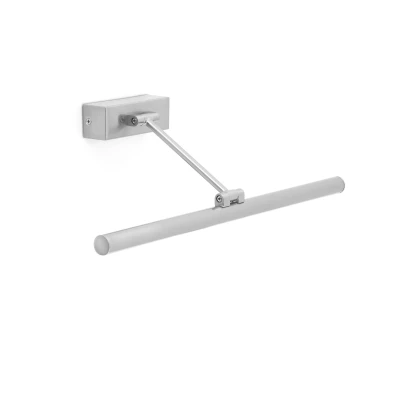 Image of Magritte LED Medium Picture Wall Light Matt Nickel
