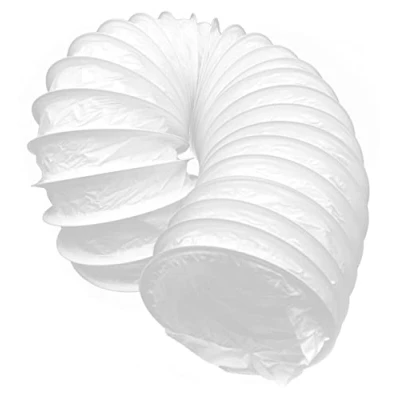 Image of H&amp;C VENT 125mm / 5 inch Ducting Hose Pipe │ Flexible PVC Tube Aircon Duct Ventilation Flex Exhaust Tumble Dryer, Extractor fan, fan Air Conditioning Conditioner (Air con, AC)