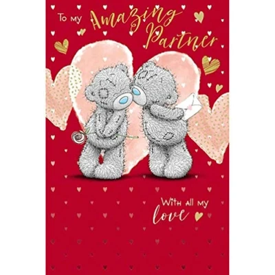 Image of Me To You Bear Amazing Partner Valentine&#039;s Day Card