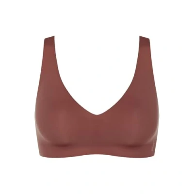 Image of Sloggi Women&#039;s Zero Feel 2.0 Soft Bra, Burnt Henna, XL