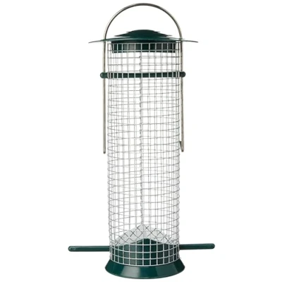 Image of Rosewood Bird Nut Feeder Starter Feeding Time Small, Green/Silver, VIT 30658