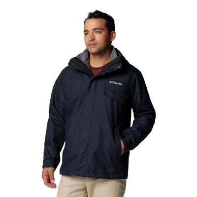 Image of Columbia BUGABOO Interchange Jacket Hardshell jacket, Men&#039;s, Size: XXL, Black