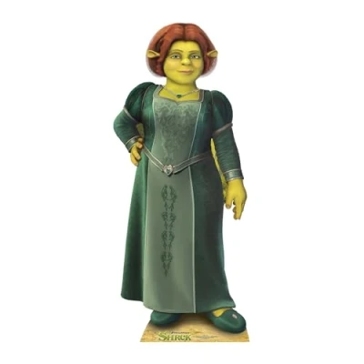 Image of Star Cutouts Ltd SC786 Fiona Offical Lifesize Cardboard Cutout Shrek Party Decoration &amp; Fun Gift Height 160cm, Solid, Regular