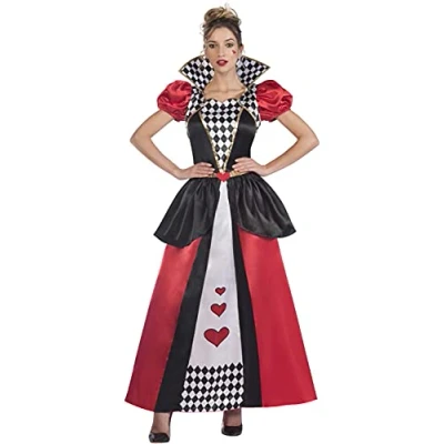 Image of (PKT) (9910063) Adult Ladies Queen Of Hearts Costume (Small)