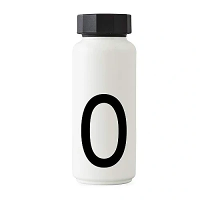 Image of Design Letters Personal Thermo/Insulated Bottle (White) O BPA Free Double Walled Vacuum, Stainless Steel, Nordic Design, Keeps Cold for up to 24 Hrs/Hot 12 Hrs, 500 ml, Leak Proof, 280 g.