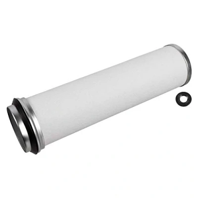 Image of 0001761680, 0009400840, 0009420840, 0009420841, 01761680 Air Filter FEBI BILSTEIN 108143 373mm 98mm Insert with seal
