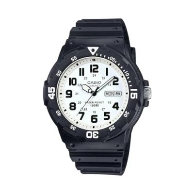 Image of Casio Men s Classic Quartz Resin Automatic Watch, Color:Black (Model: MRW200H 7BV)