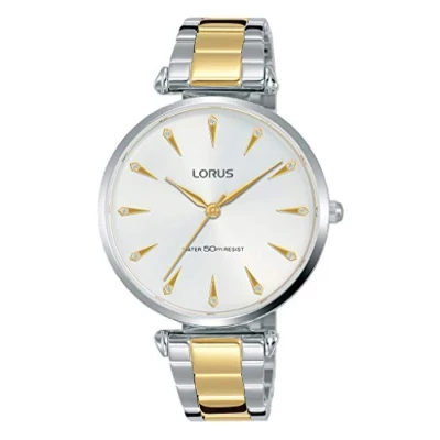 Image of Lorus Womens Analogue Quartz Watch with Stainless Steel Strap RG241PX9