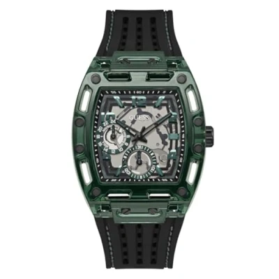 Image of Guess Phoenix Watch, Men&#039;s, Size: One Size, Green
