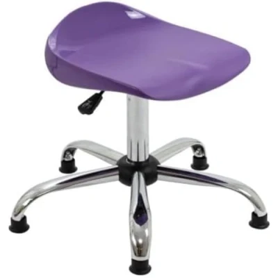 Image of Titan Swivel Senior Stool 465 555mm Seat Height Purple T33 PG