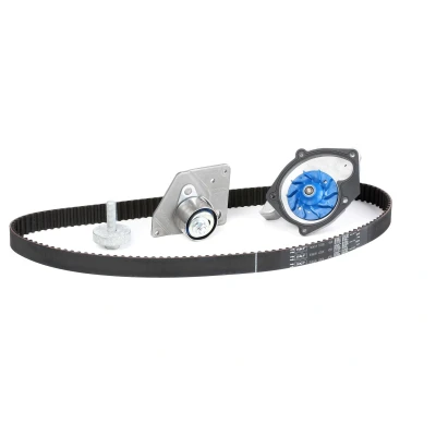 Image of 119A01812R, 7701474435, 7701479114, 8200071267, 8200097903 Water Pump + Timing Belt Kit SKF VKMC 06129 133 with rounded tooth profile