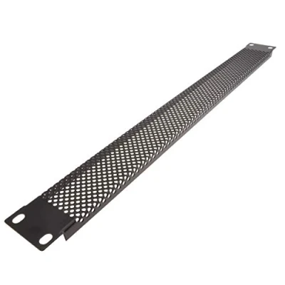 Image of Mesh Vented 1U Blanking Plate for 19 inch Rack Mounted Data Cabinet