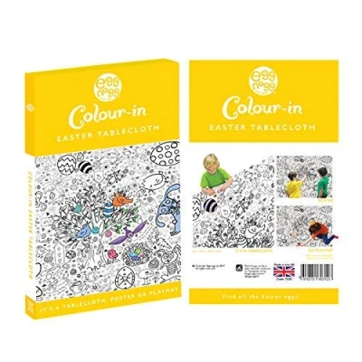 Image of EggNogg Colour in Activities Range inc Tablecloths, Thank You Cards etc (Easter Giant Tablecloth)