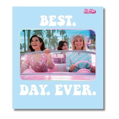 Image of Danilo Promotions Limited Barbie Birthday Card, Official Happy Card for Girl, Greeting Blank inside,Multi Colour,7 x 6 inches