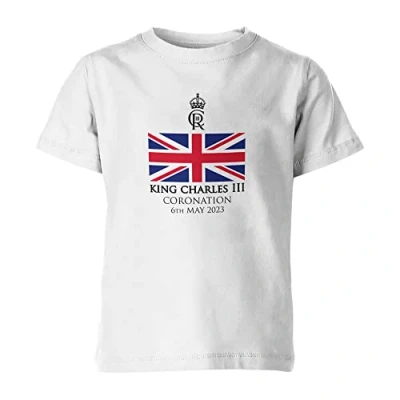 Image of Kings Coronation T Shirt 2023 Official Union Jack King Charles III Commemorative Souvenir Gift His Majesty The Royal Memorabilia Gifts