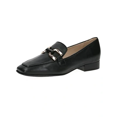 Image of CAPRICE Women&#039;s 9 24201 20 Loafer, Black Soft nap, 4 UK