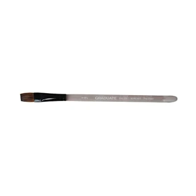 Image of Daler Rowney Graduate Watercolour Brush, Pony &amp; Synthetic Blend, Short Handle, Round Wash, 30